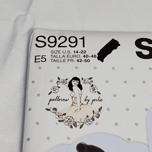 Simplicity S9291 Womens Sewing Pattern E5 Size 14-22 Misses Princess Seam Dress - Picture 2 of 7